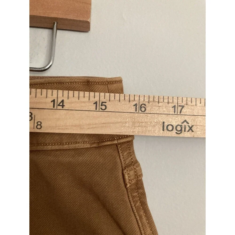 SPANX Utility Pull On Pants XL Cotton Blend Brown